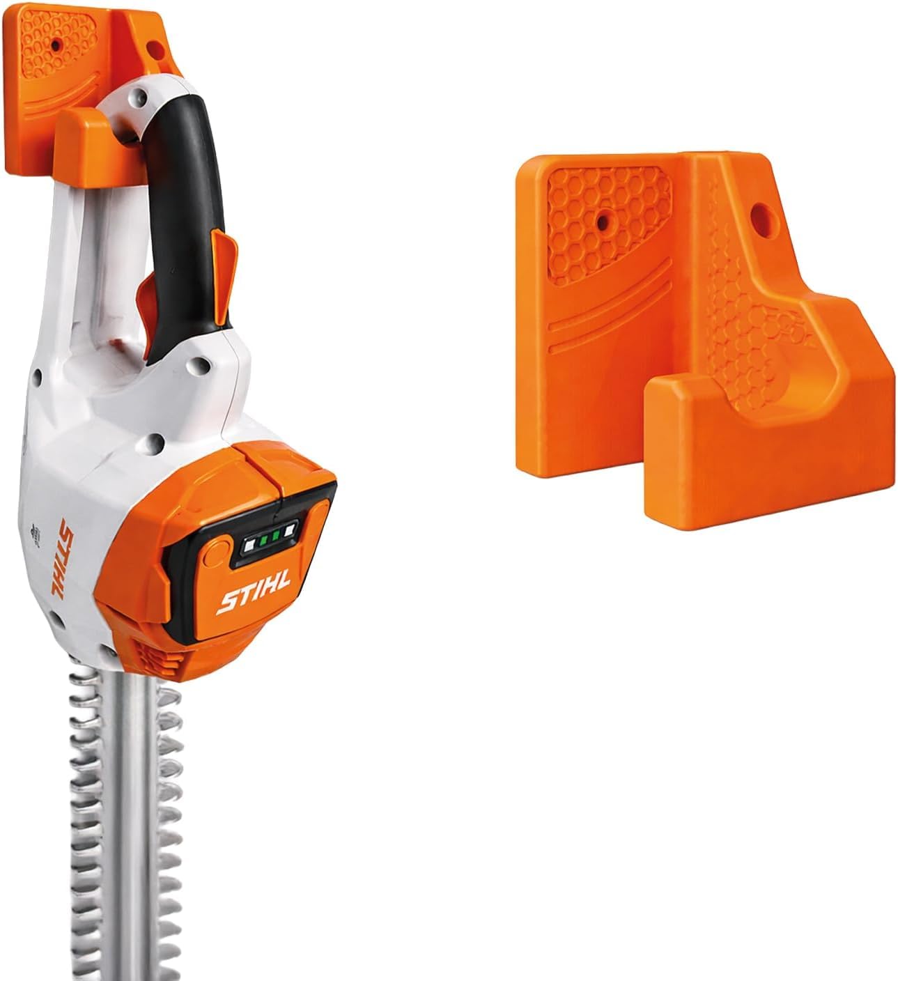 Support mural compatible STIHL pour outils à poignée arrière, porte-outils jardin pour taille-haie, tronçonneuse et appareils similaires, charge 15 kg - Fabriqué en Allemagne
