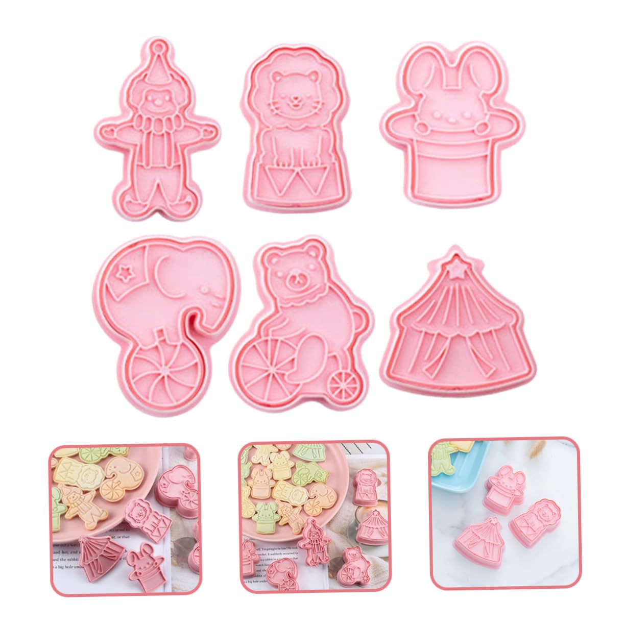 IMIKEYA 30piezas Cortadores De Galletas De Fiesta De Para Hornear Cookies Divertidas y Fondant Para Celebraciones y