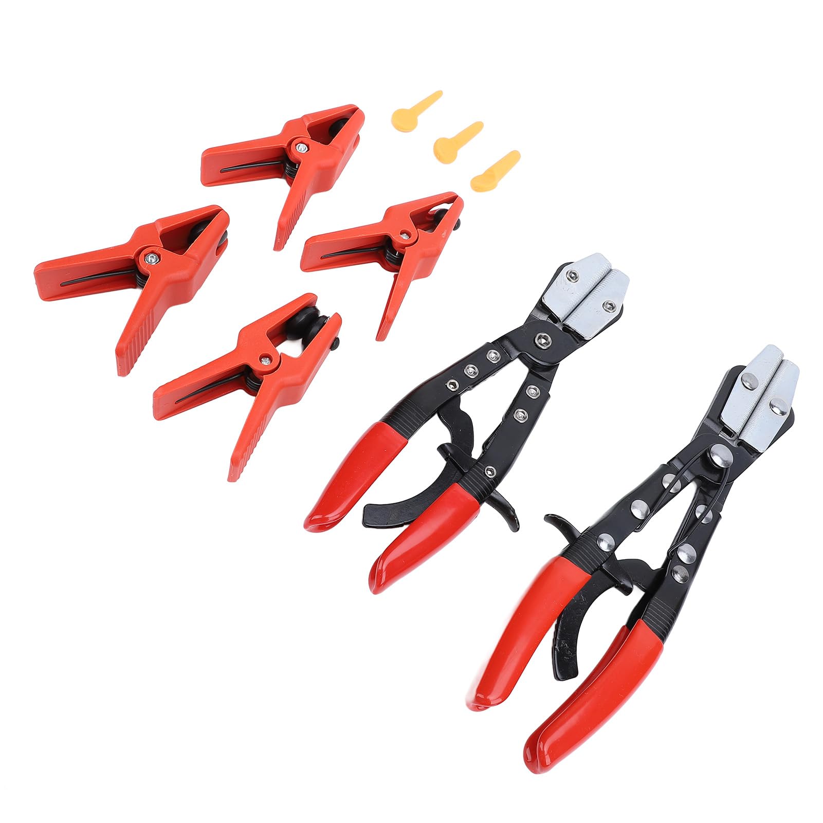 Alicates para manguera, alicates de metal para pellizco de manguera, juego de herramientas de abrazadera para mangueras de refrigerante de de radiador de coche