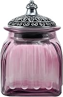 Vista 13 de SOCOSY Tarro de cristal transparente vintage para dulces con tapa, tarro de comida, tarro de nueces, caja de joyería, tarros de dulces de boda