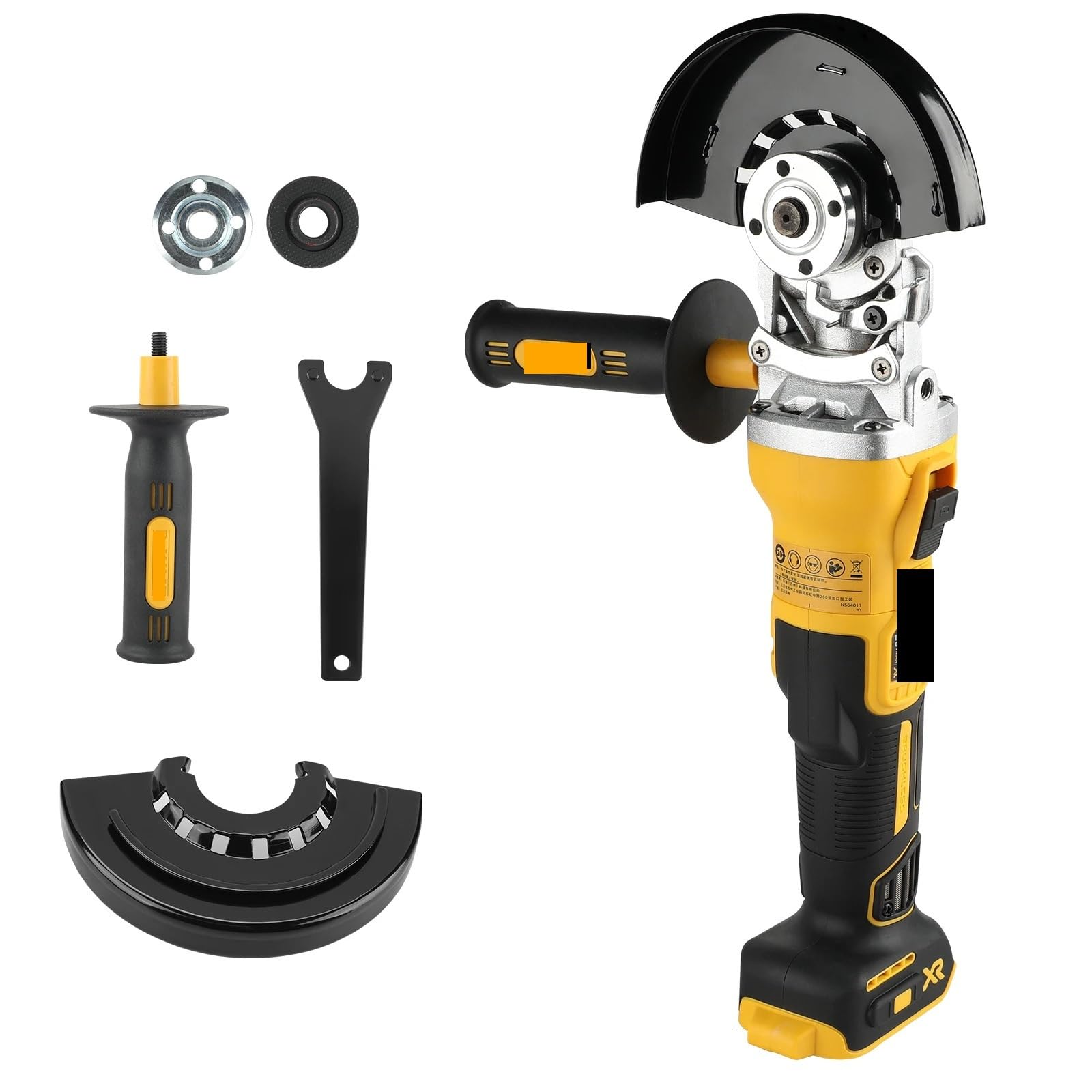 Ewsdsfs Dcg405 Bare Tool 20V Brushless Electric Angle Grinder Dcg405fn 125Mm M14 Polisher Cutting Machine Cordless Impact Rechargeable Power Tool
