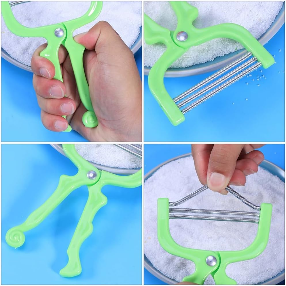 6Pcs Manual Facial Hair Removers Spring Threading Epilators for Upper Lip Chin Cheeks Neck Beauty Tools for Women