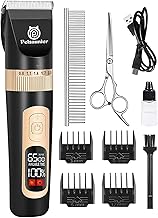 Dog Clippers for Grooming Kit, 4-Speed & LCD, Low Noise Electric Trimmer for Grooming, TypeC Rechargeable Dog Hair Clippers, Quiet for Dogs & Pets with Thick or Heavy CoatsC95 Set