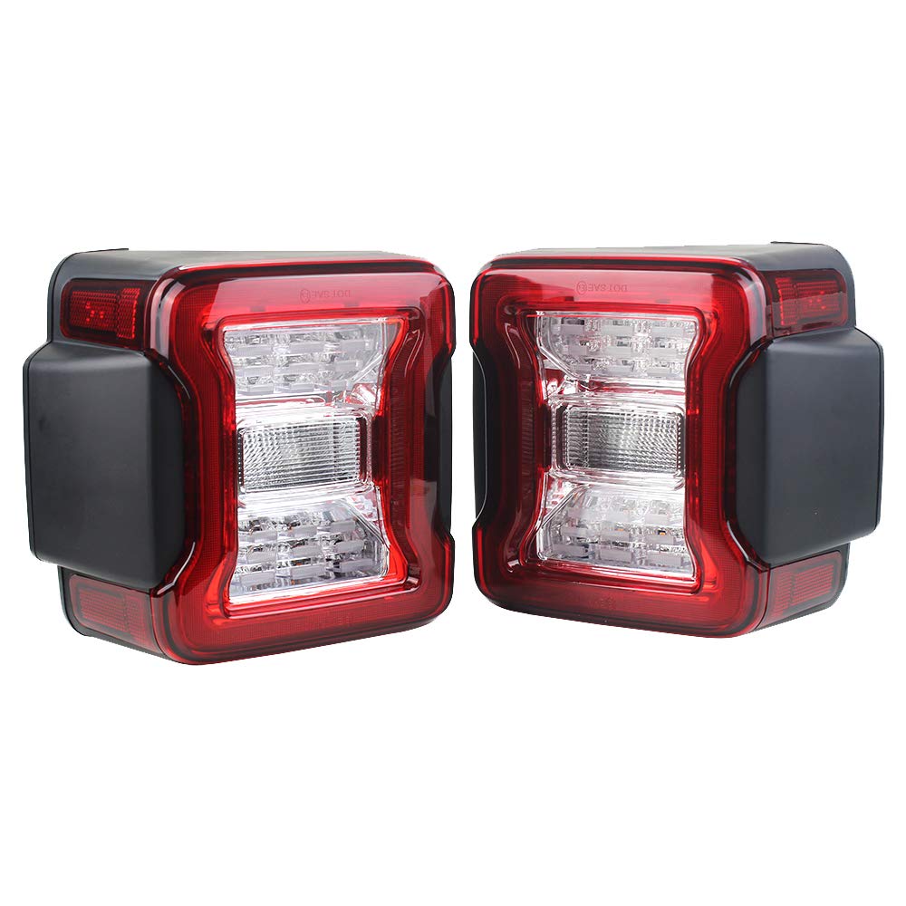 Image secondaire de SXMA Feux arrière à LED Les Plus récents pour Feux de recul pour Feux de Position arrière Wrangler JK 07-17 (Euro Version)