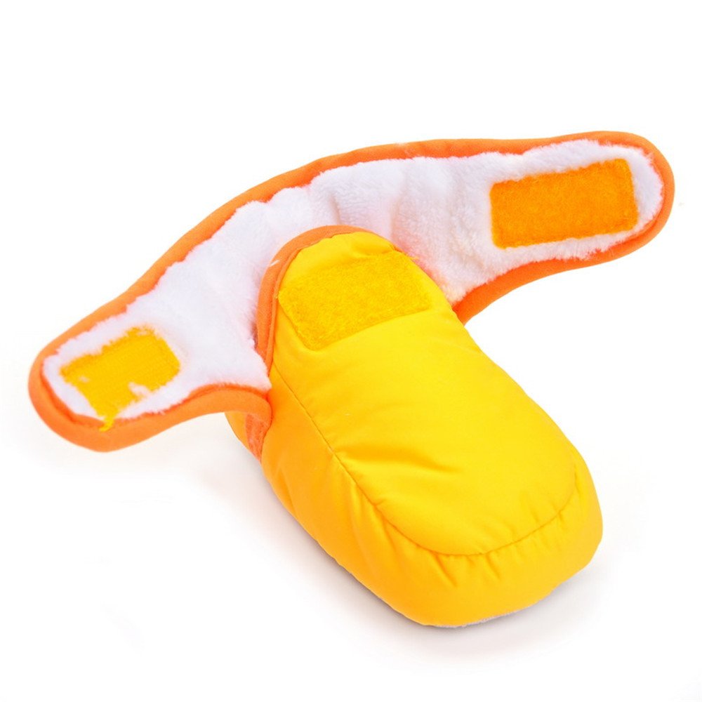 ESTAMICO Baby Winterstiefel Jungen Winter Babyschuhe Mädchen Gelb 3-6 Monate