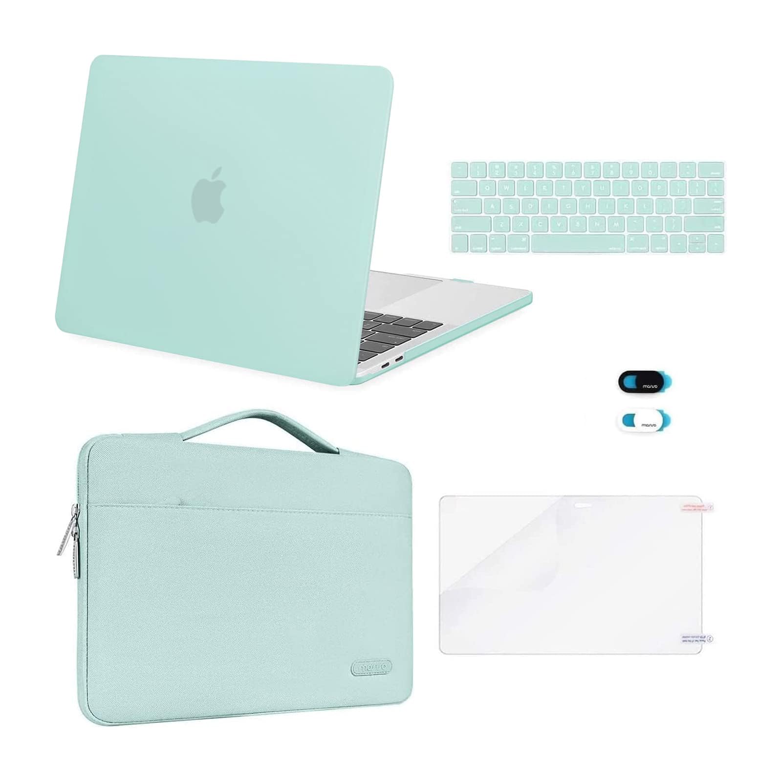 MOSISO Compatible with MacBook Pro 13 inch Case M2 2026, 2025, 2024-2016 A2338 M1 A2251 A2289 A2159 A1989 A1708 A1706, Plastic Hard Case&Bag&Keyboard