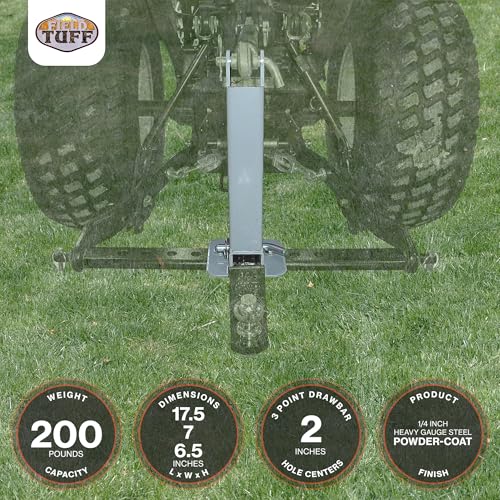 Field Tuff FTF-03DBRM Heavy Duty Farm Tractor Drawbar Stabilizer & Trailer Mover - Thumbnail 3