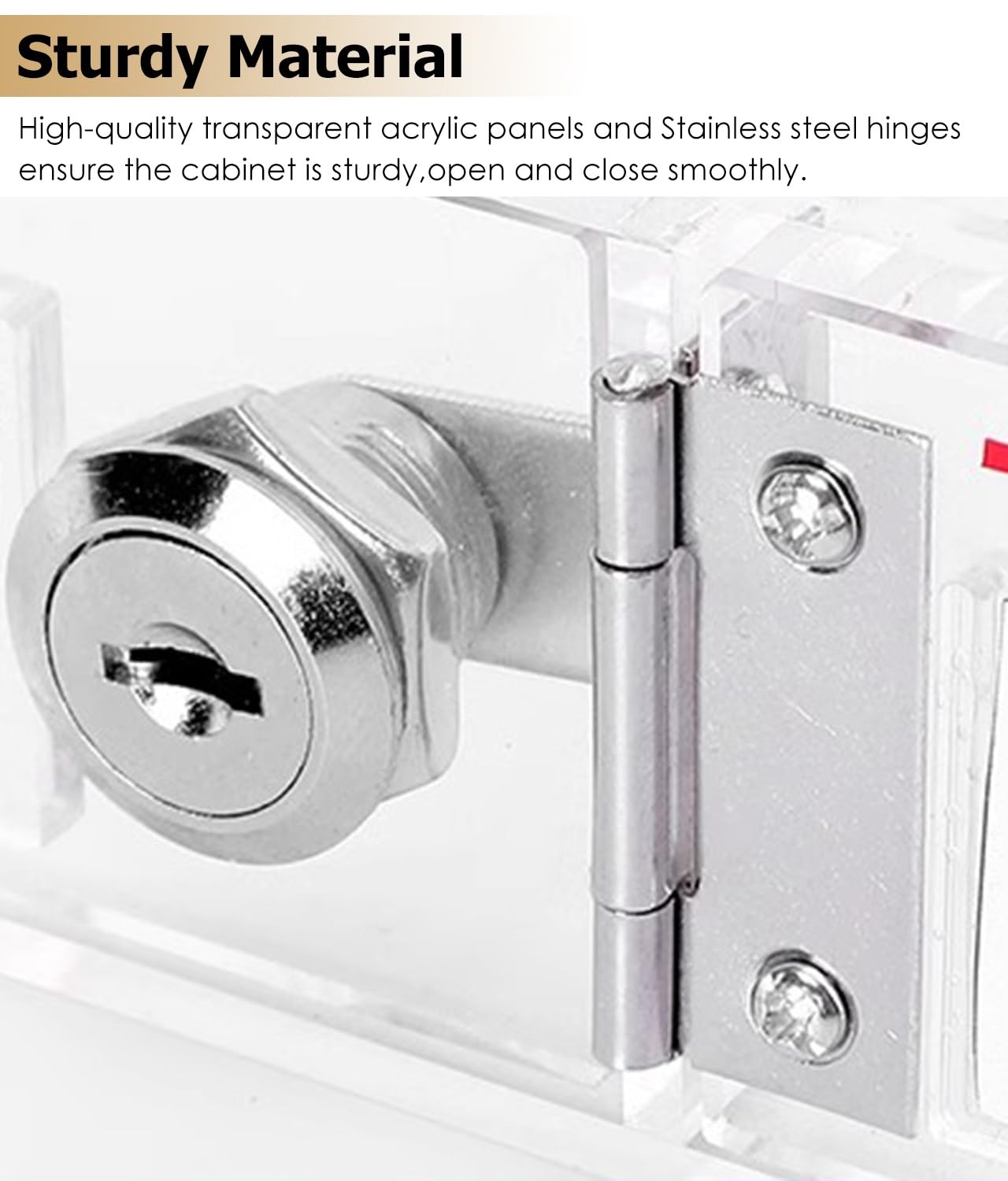 SDdPulse Secure Phone Locker Box – 4 slot in acrilico trasparente nizer per studenti e uffici, perfetto per aule, esami e fabbriche, carcere per cellulare per riporre in modo sicuro, un colore - 40