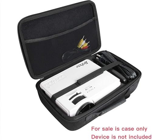 Miniatura 2 de Hermitshell Estuche de viaje para proyector Jinhu 2021 actualizado 7500L/Jinhu Mini proyector de video 6500 brillo 1080P compatible con proyector de