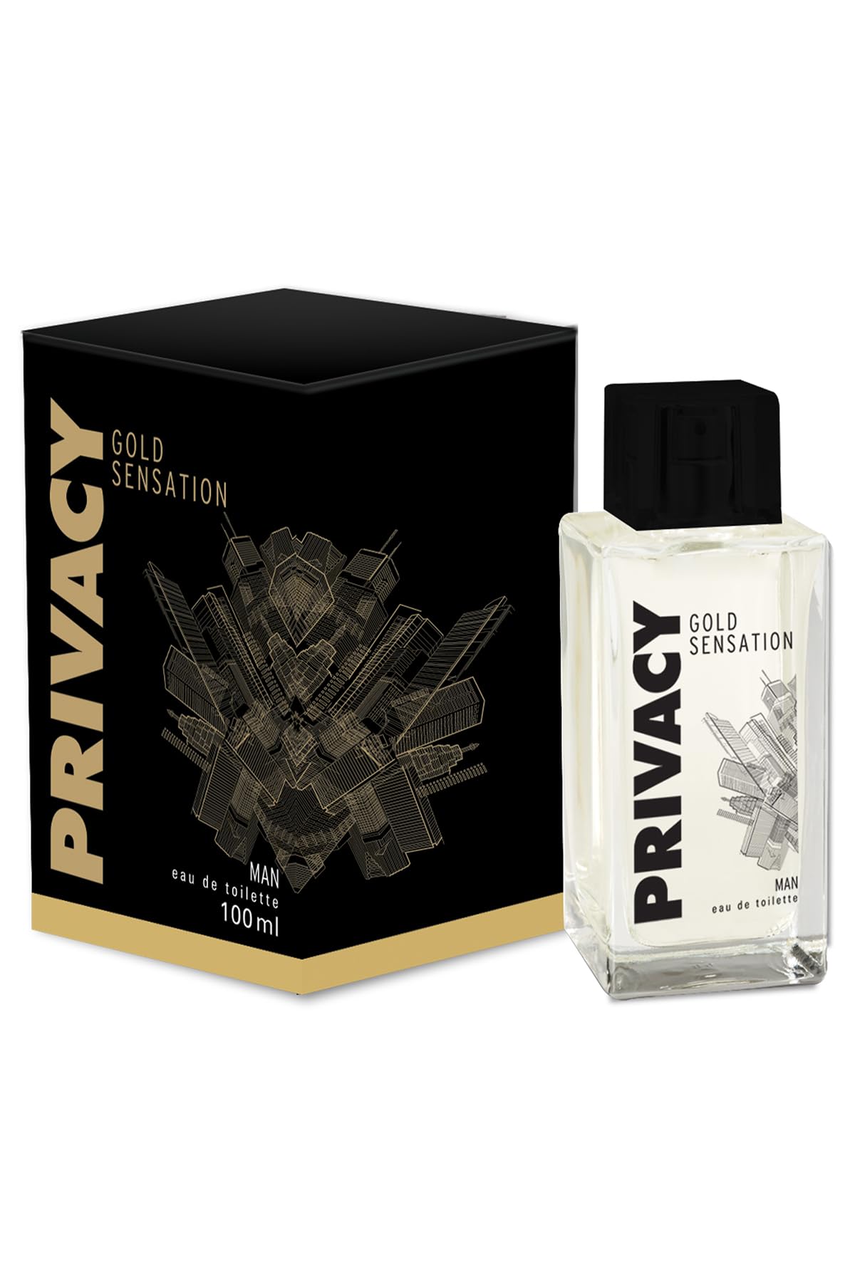 PRIVACY Gold Men Edt, 100 Mililitre