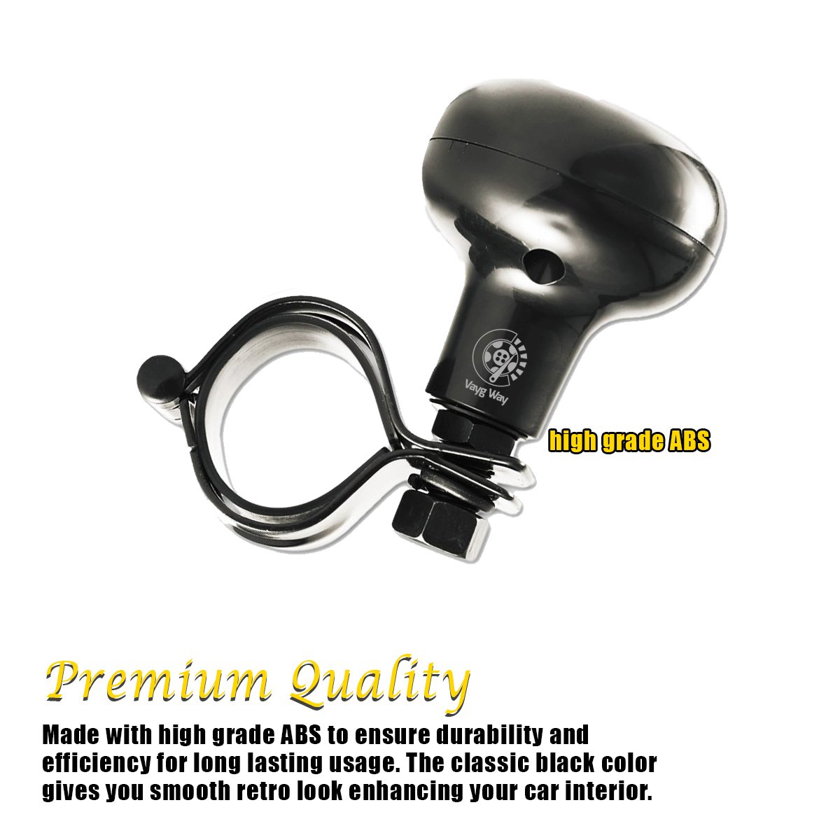 VaygWay Steering Wheel Spinner Knob Car Suicide Handle Knob Ball