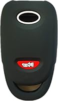 Vista 2 de Funda inteligente de silicona para llavero remoto compatible con Hyundai Accent Elantra Genesis Sonata Kia Forte Optima Rondo Sorento Spectra.