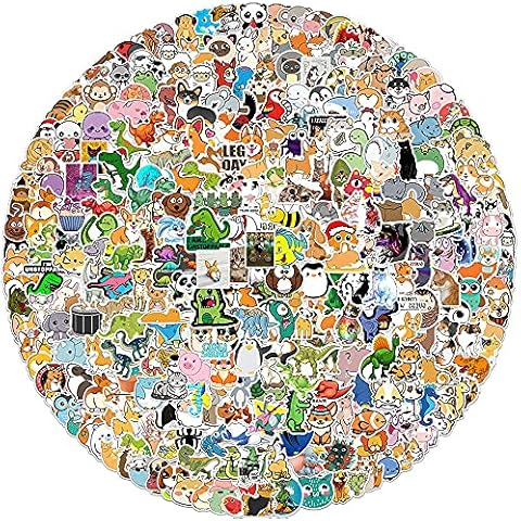 Pack of 300 Cute Animal Insect Stickers for Teens Girls Children Award Stickers Perfect for Laptop, Water Bottle, Phone, Skateboard Cover