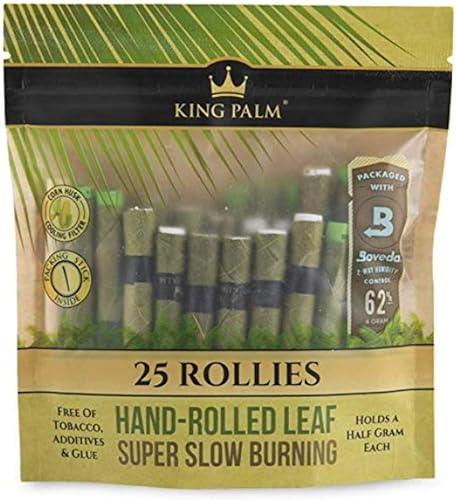 King Palms Rollie Size Cones Organic Black 25 unidades (paquete de 1)