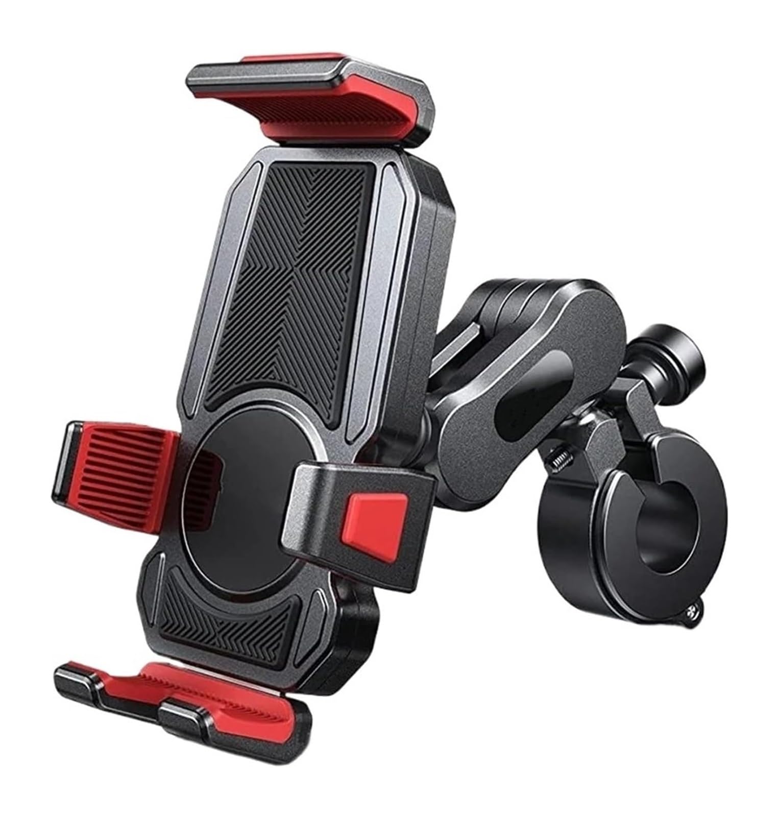 Soporte GPS para teléfono para Motocicleta Bicicleta Soporte Teléfono Navegación GPS Aluminio Metal con Amortiguador Vibraciones
