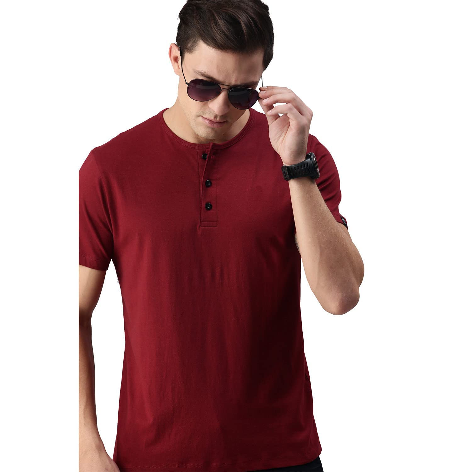 F GALLERYT Shirt for Men| Half Sleeves Men's Tshirt