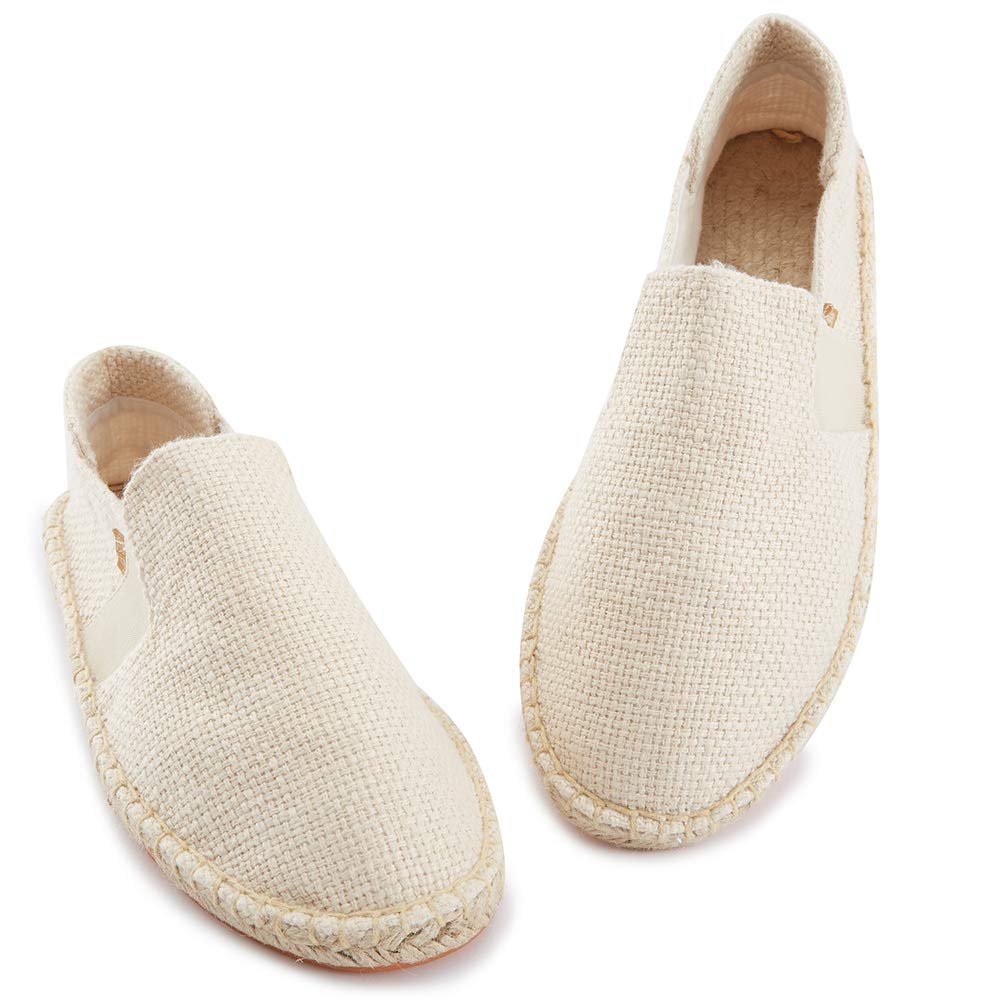 Alexis Leroy Espadrilles Plates en Toile pour Hommes
