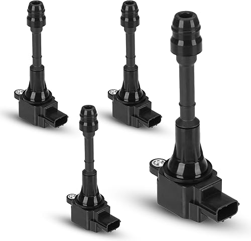 Juego de 4 bobinas de encendido compatibles con Nissan Altima 2002-2006, para Nissan Sentra 2002-2008, para Nissan X-trail 2002-2008 y 2010-2013