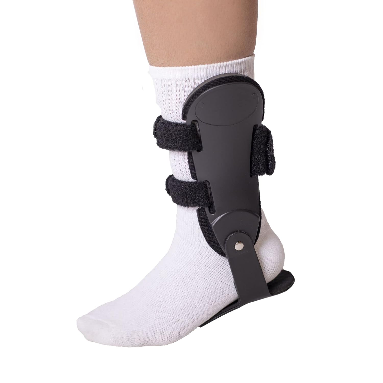 Semi-Rigid Ultra Active Ankle Brace- Hinged Ankle Stabilizer, Protection and Support for Sprains, Volleyball, Basketball, Tennis, Sports Injury- Left or Right Foot- PDAC L1906