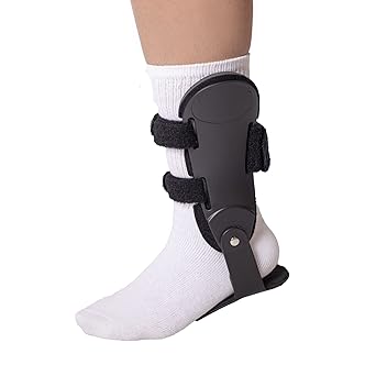 Semi-Rigid Ultra Active Ankle Brace- Hinged Ankle Stabilizer, Protection and Support for Sprains, Volleyball, Basketball, Tennis, Sports Injury- Left or Right Foot- PDAC L1906
