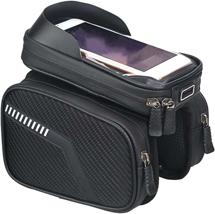 Bike Frame Bag for Trek Checkmate Checkmate SLR Checkpoint ALR Checkpoint ALR5, Waterproof Bike Top Tube Bag Adjustable Design Cycling Storage Bag Durable and Lightweight Bike Head Bag