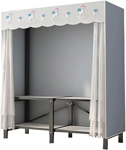 Miniatura 9 de large closets Large Closet Steel Clothes Closet Portable Wardrobe Closet Foldable Closet 170cm/192cm/220cm for Bedroom Wardrobe Closet Space-saving