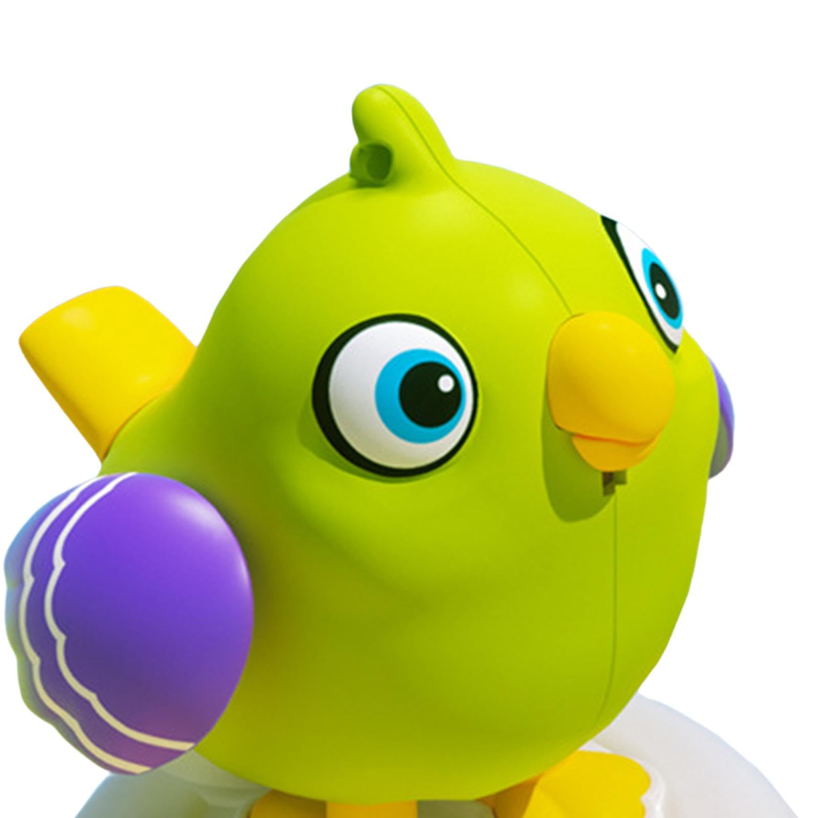 Sharplace Reloj de Juguete para Niños, Reloj de Juguete Musical con Forma de Pájaro para Niños, Silbato de Juguete con Carga USB para Niños, Reloj Electrónico C, Verde