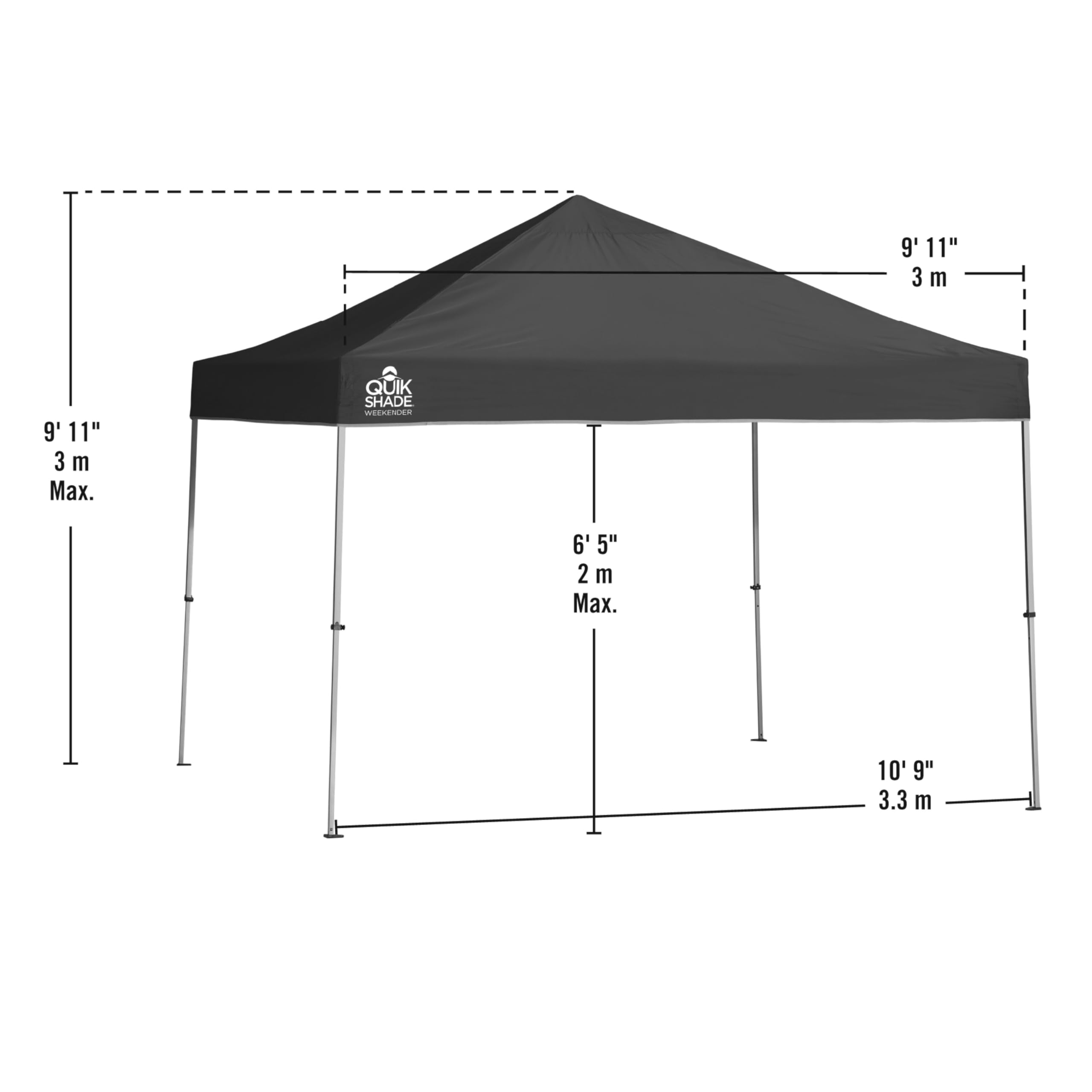 Amazon.com: Quik Shade Weekender Elite 10 x 10 ft. Straight Leg
