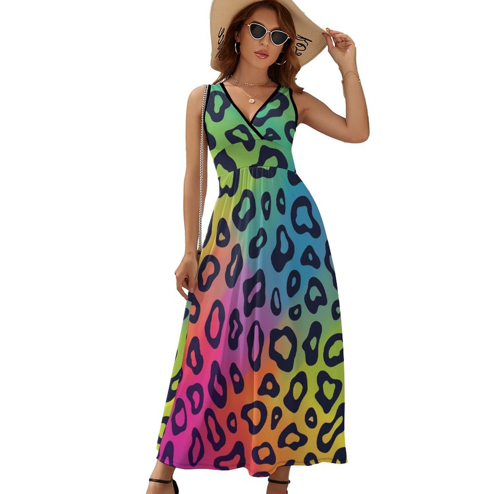 Robe de plage léopard fluide et légère pour sublimer votre silhouette cet été - 8