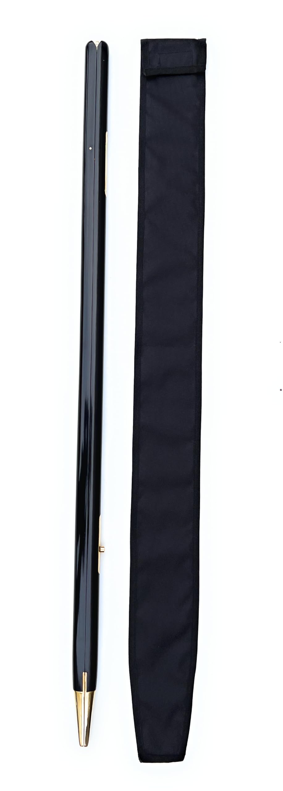Uniform Store London Pace Stick R316 Militär-Wächter-Racing, Premium-Serie, schwarz, Federschloss, 91,4 cm lang, Schwarz , 6