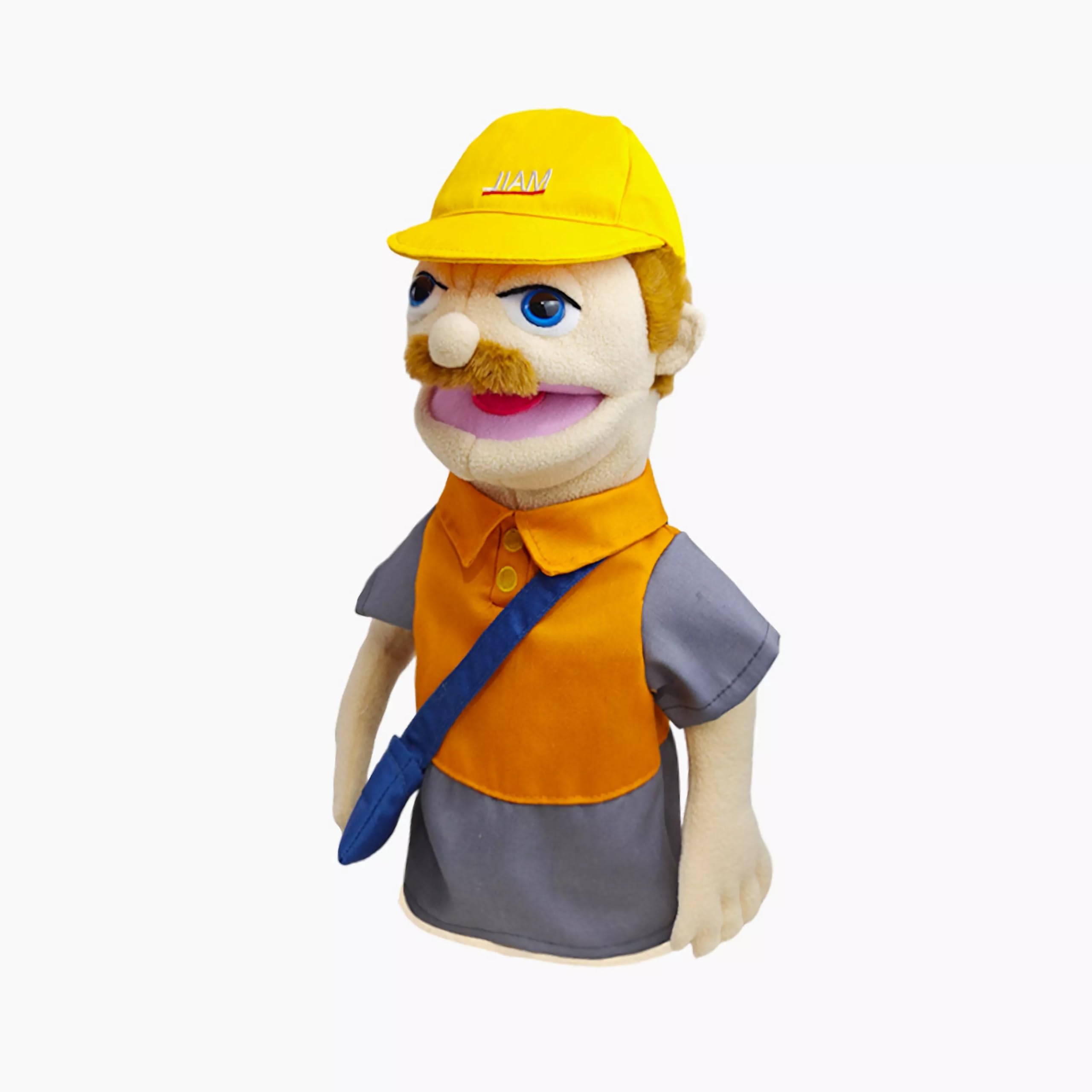 LOMTRATS Theater Hand Puppets for kids,Includes Teacher, policeman, farmer, pirate, detective, etc. with Movable Open Mouths,Perfect for Storytelling,Teaching,Festival Gifts,1 PCS with Joystick - Image 3