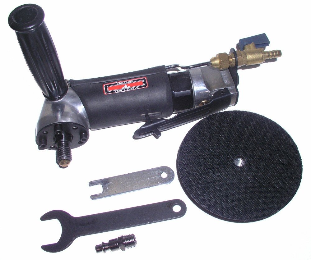 Ingersoll Rand 314-B - 7 Air Angle Polisher & Buffer, Composite Pad Ingersoll Rand 314-B - 7 Air Angle Polisher & Buffer, Composite Pad