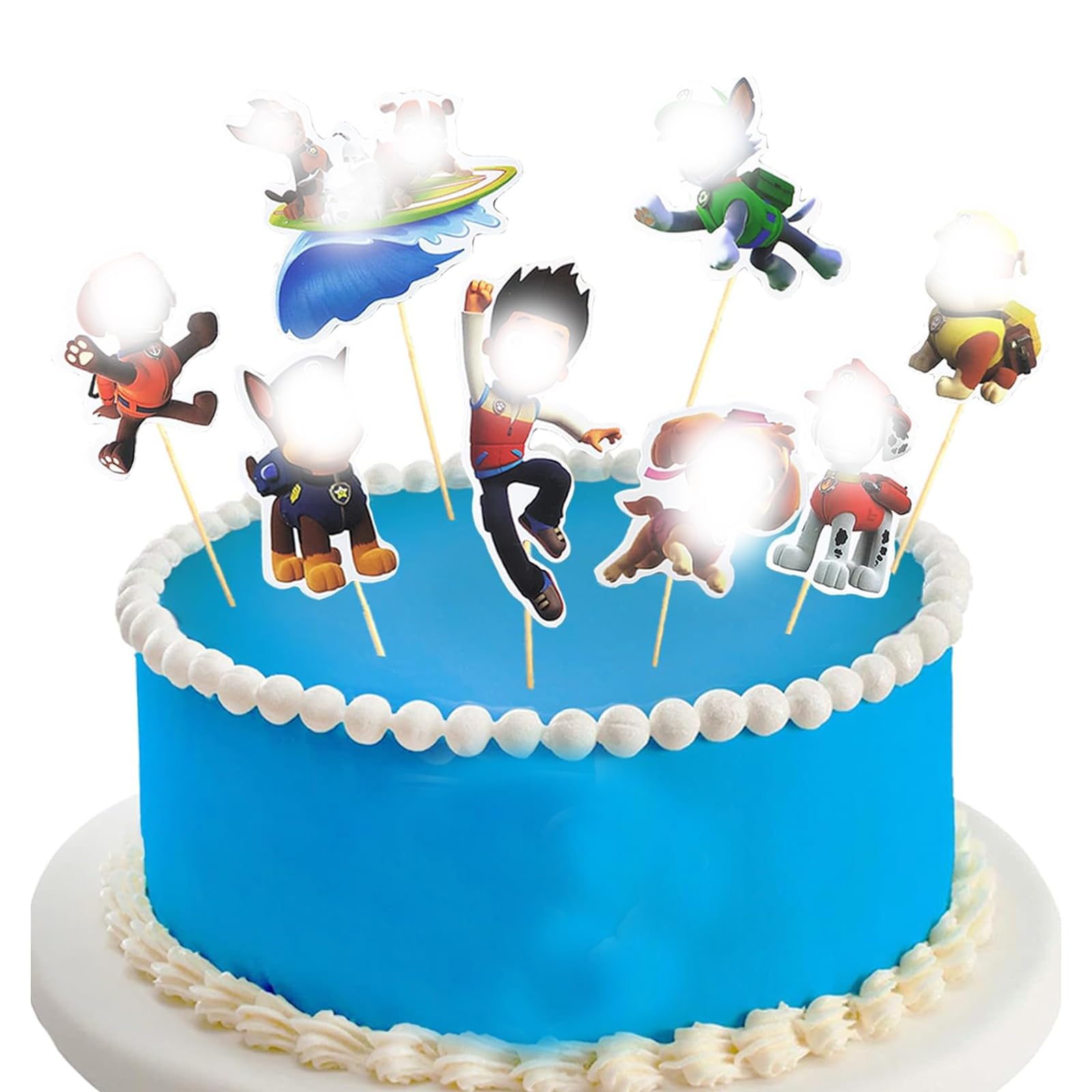 Cartoon Decoración para Tarta,8 Piezas Cake Topper,Anime Cupcake Toppers Decoration Topper Tarta Cumpleaños,Adornos para Tartas de Cumpleaños,para Niños,Party Decoraciones