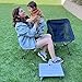ATEPA Ultralight Compact Small Camping Table, Backpacking Mini Small Folding Camping Side Table for Camp, Portable Table for Outdoor Picnic,Tent,Travel,Beach