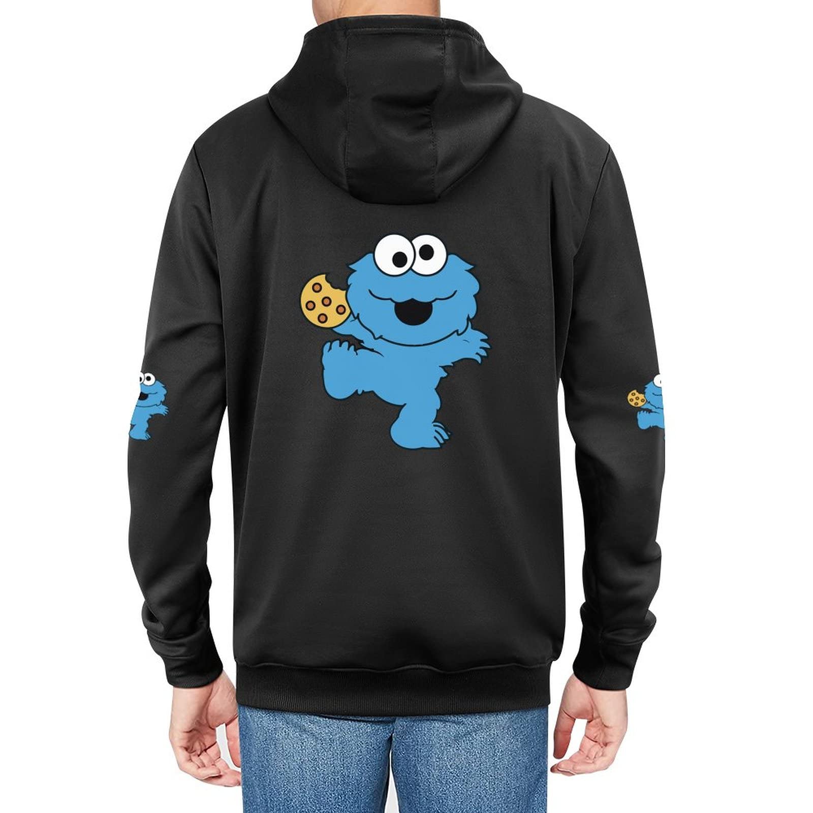 Amazon.co.jp: パーカー メンズ セサミストリート クッキーモンスター