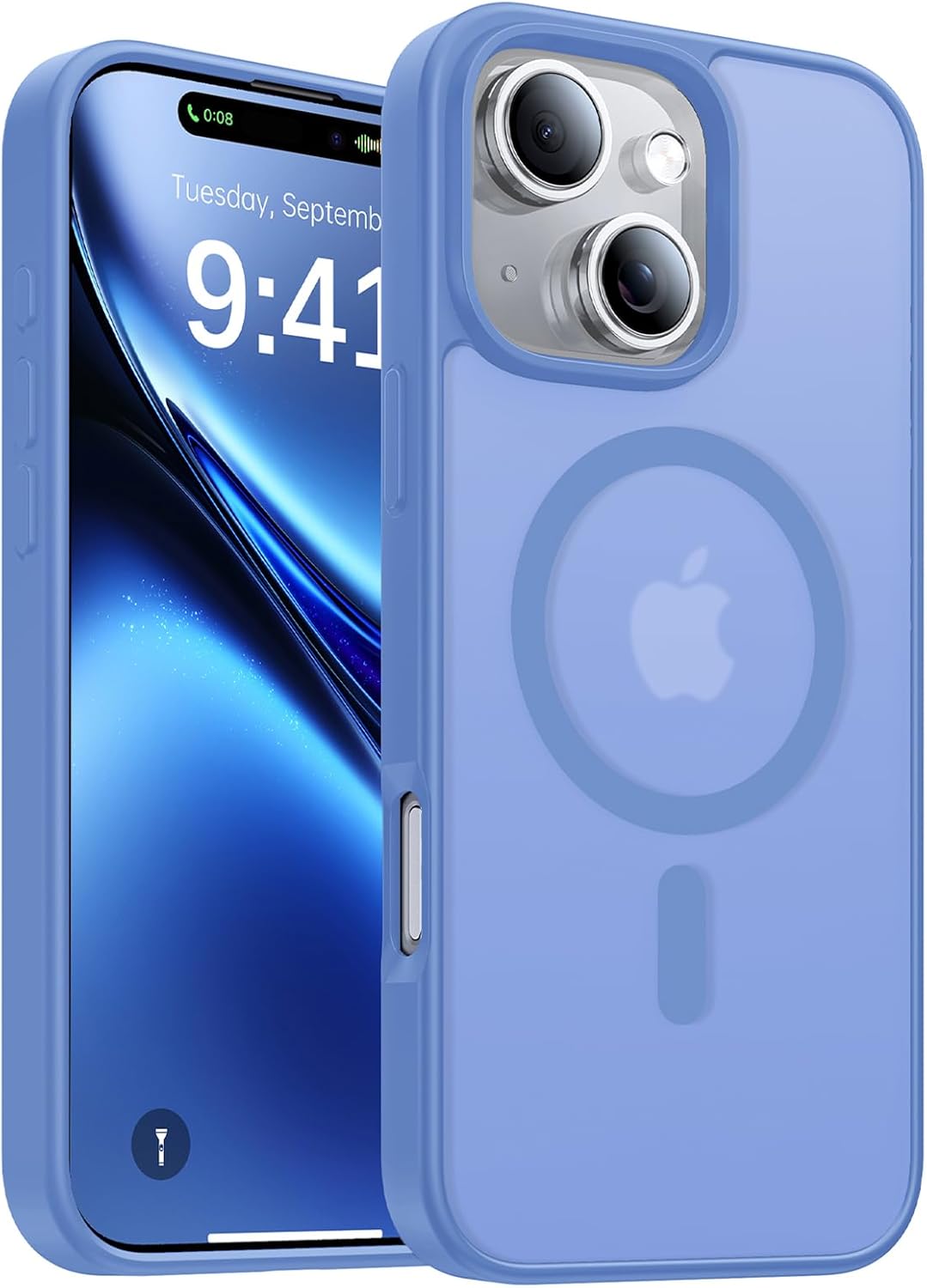 For IPhone 13 Pro Max Case Magnetic Compatible With MagSafe Slim Translucent Matte Phone Case Cover 6.7 Inch, Frosted White