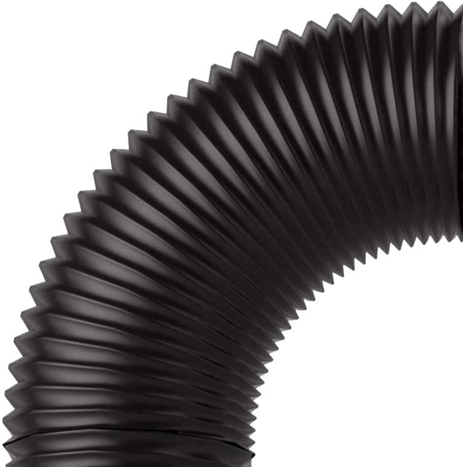 4/6 in Marine Blower Hose Marine Exhaust Hose, Galley or Dryer Vent Hose Conduit Hose Marine Blower Hose Flexible PVC Black Conduit Hose