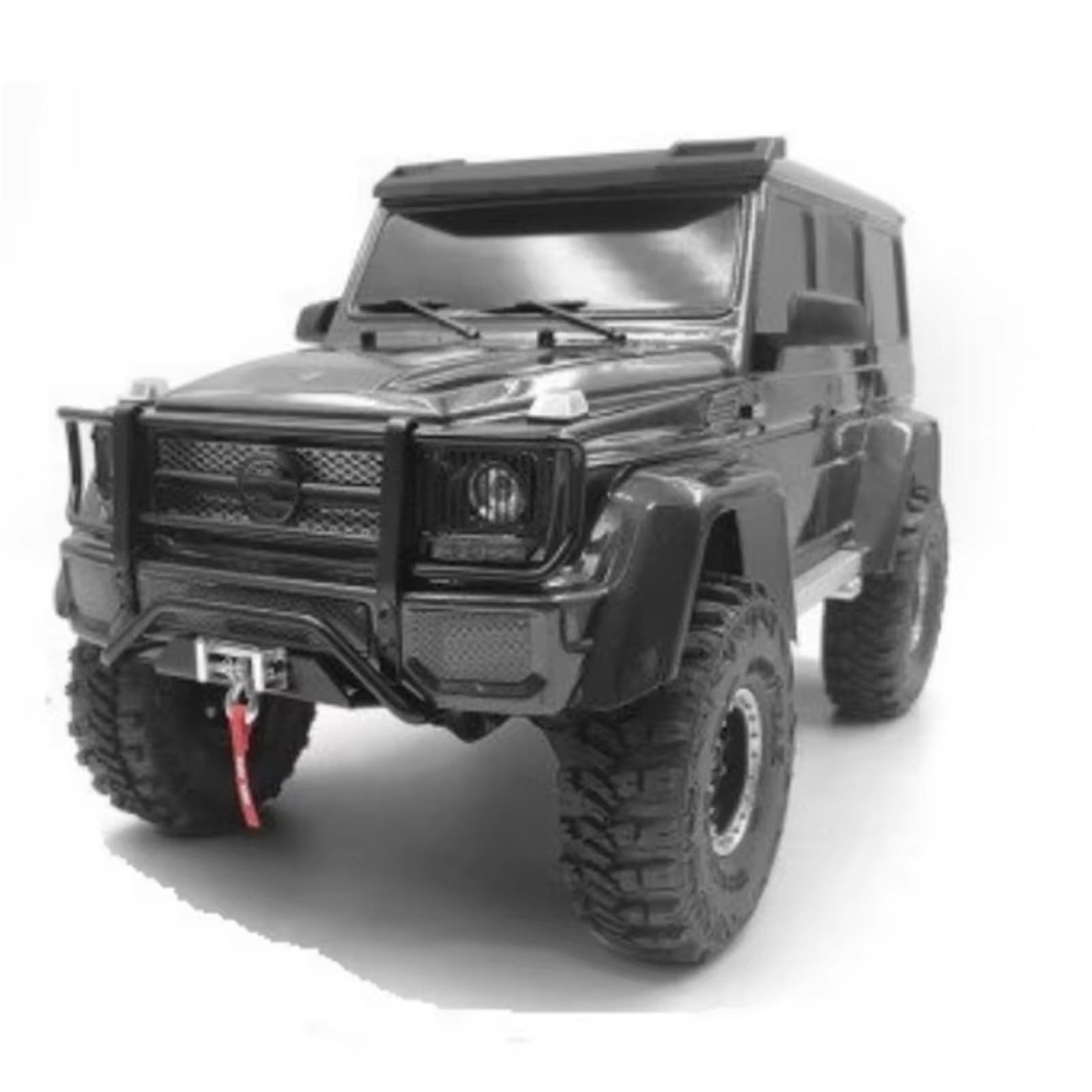 Paraurti RC per TRX4 G500 per TRX6 G63 6X6 1:10 RC Crawler Parti di Aggiornamento Paraurti Anteriore Anticollisione Metallo per Auto