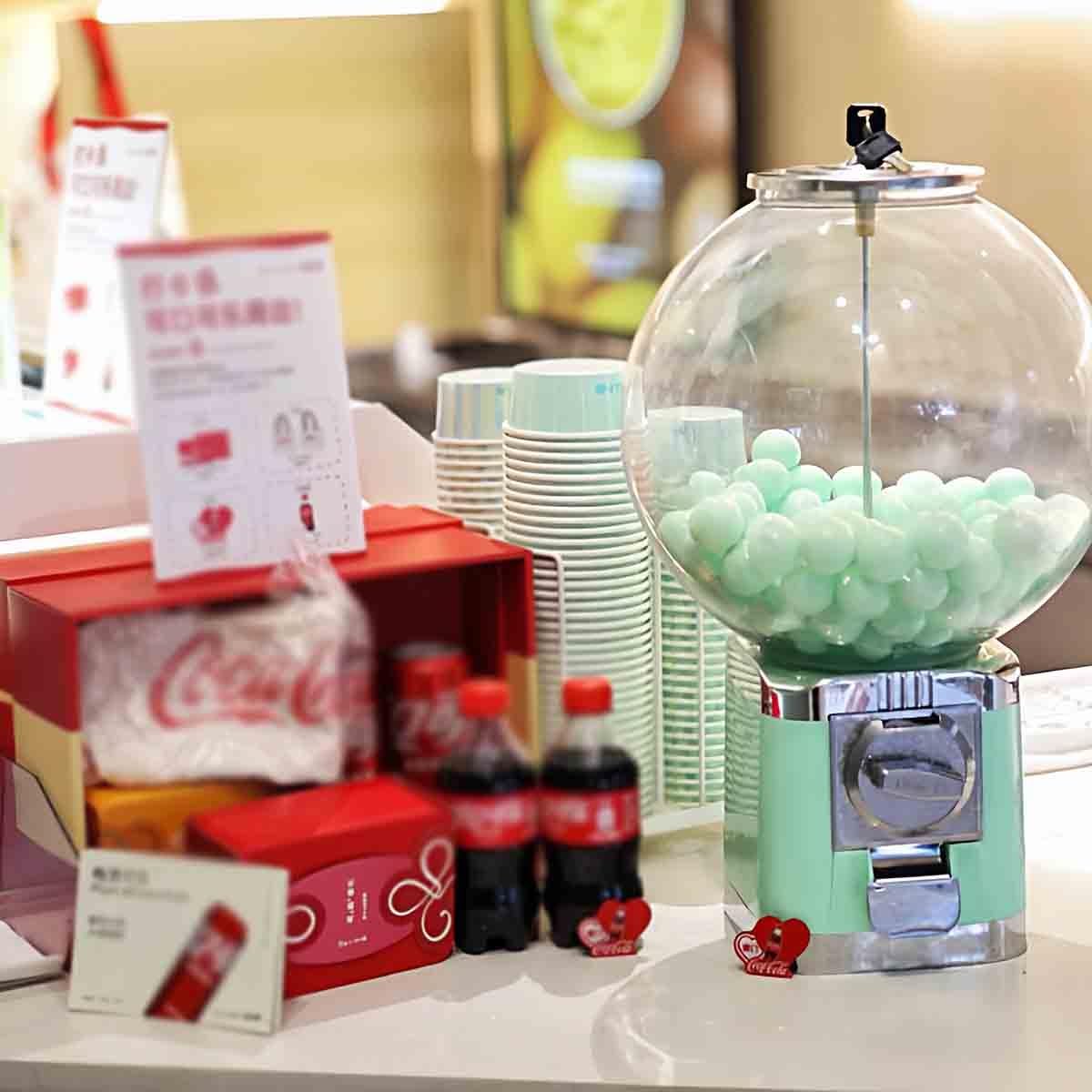 Candy Gumball-Automat. Großer Kaugummiautomat | Kommerzieller Bonbon-Kaugummiautomat, 100 leere Kugeln, 30 Edelstahlmarken(Green)