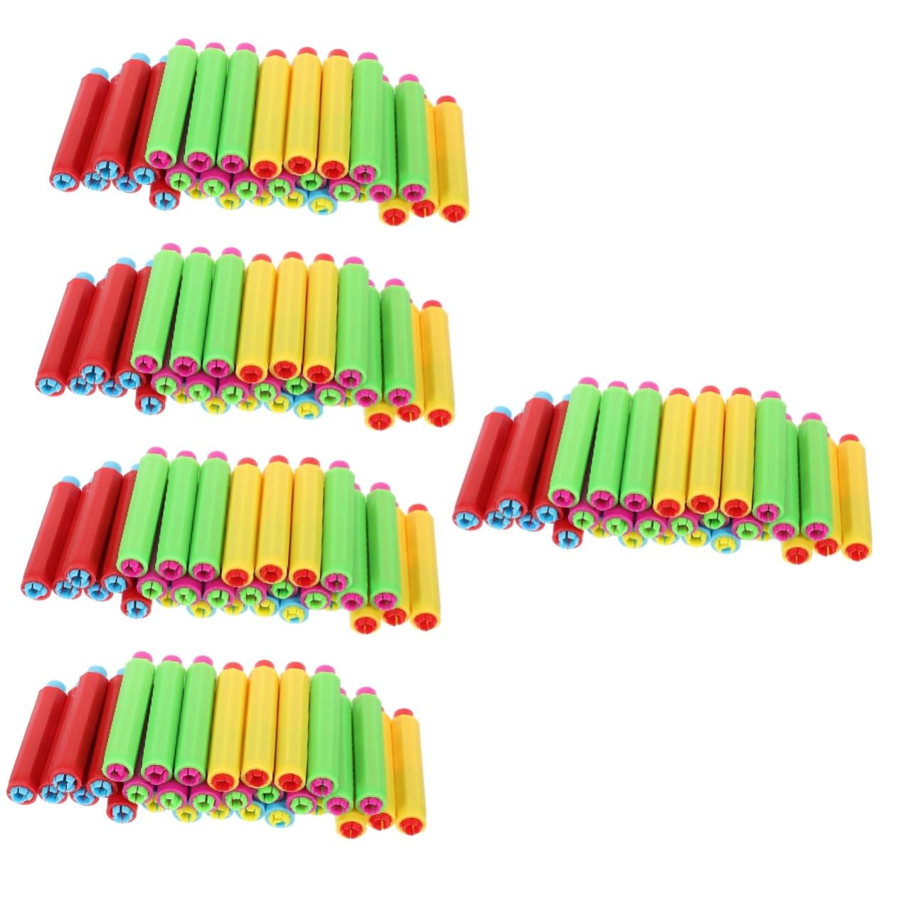 Toyvian 5 Set Regolabile Clip Per Gessetti Colorati Per Insegnanti E Ufficio Confezione Pratica E Facile Usare Per Scrittura Su Lavagna 30 Pezzi * 5