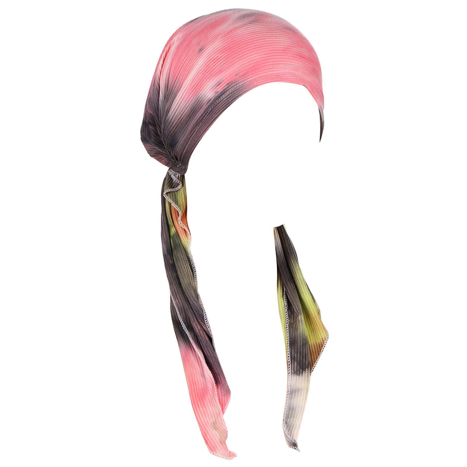 QWASZXCap Black Women's Small Casual Floral Pattern Headwear Muslim Turban Cap Slouchy Headwear Cap Snapback Nebelkind