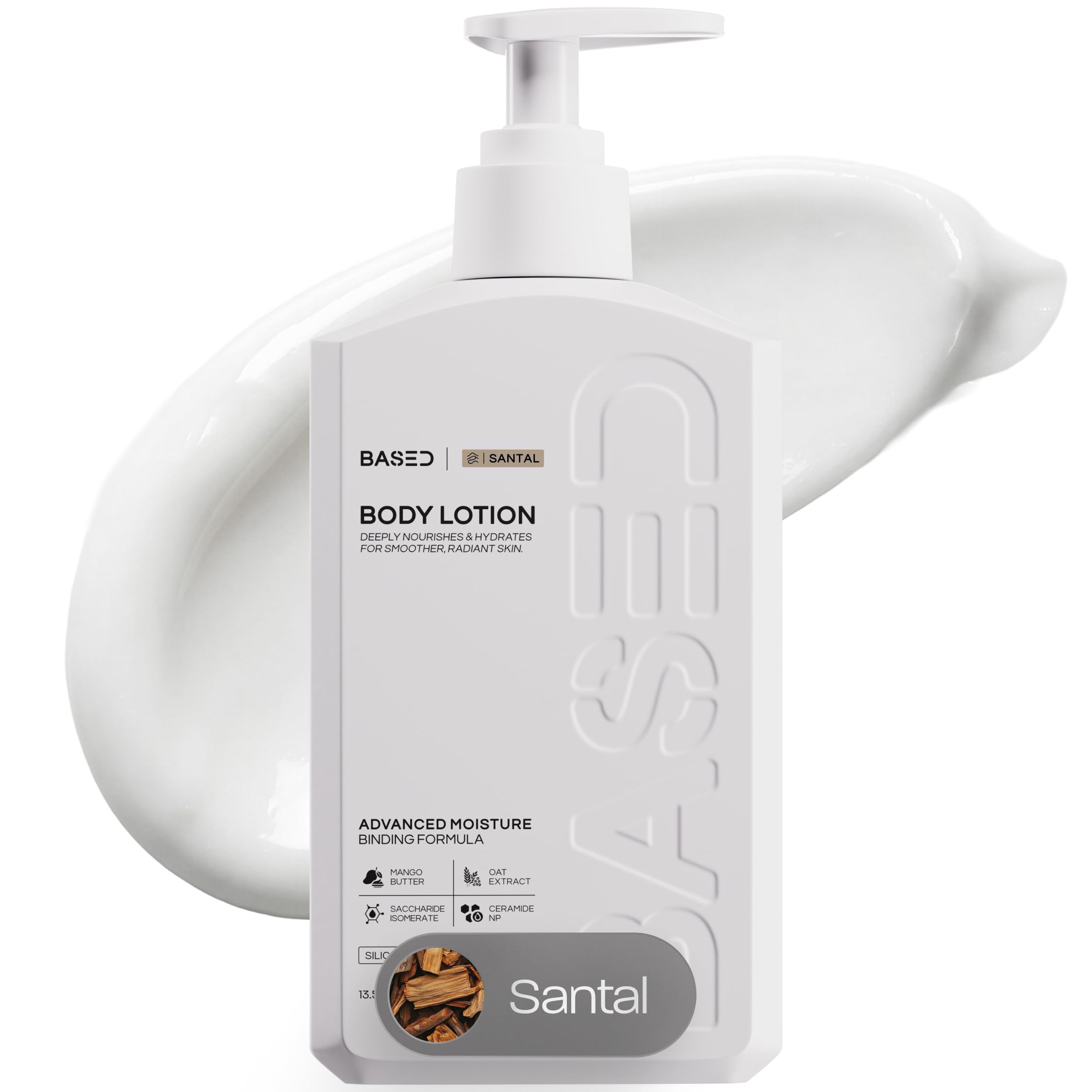 Amazon.com: BASED Body Lotion with Ceramides - Santal Scent Men's
