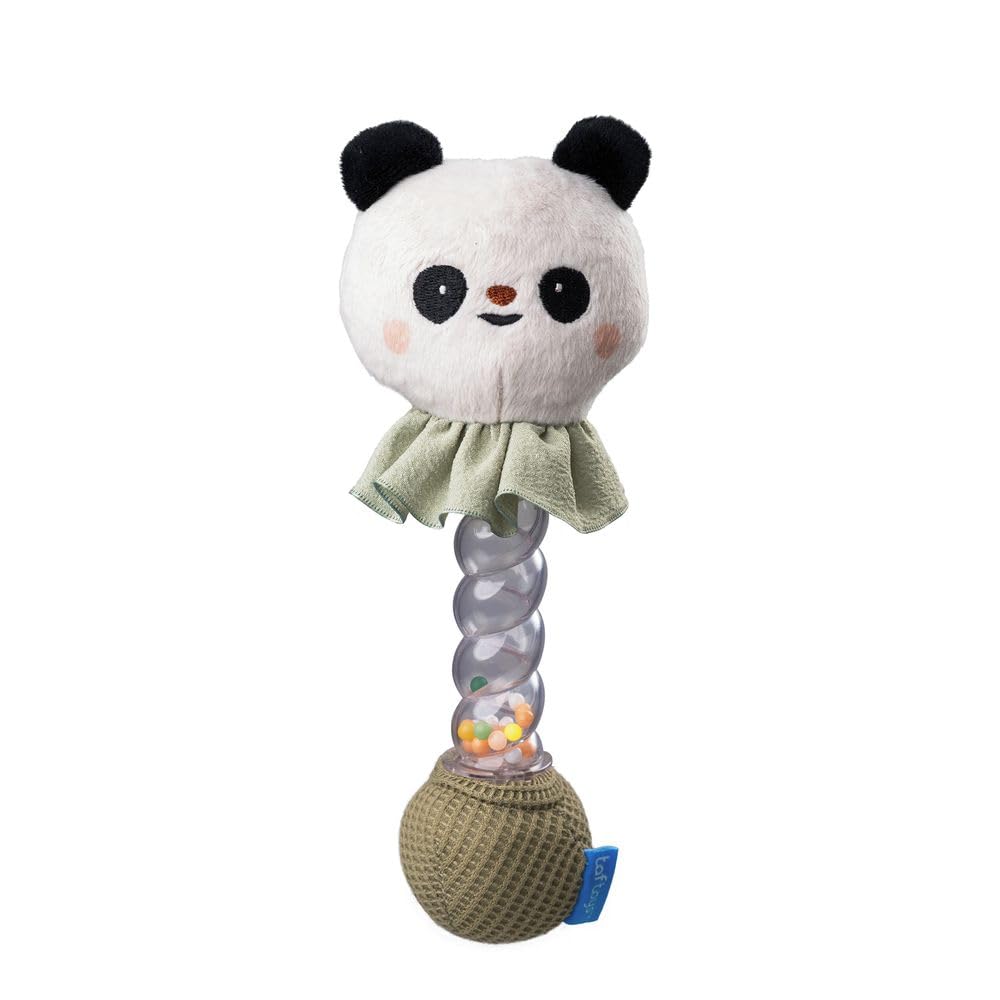 Taf Toys Pamela Rainstick Baby Rattle Toy Gift. Easy Grip Handle with Ribbons. Sensory Rain Stick Rattle. Suitable for Boys & Girls from Birth