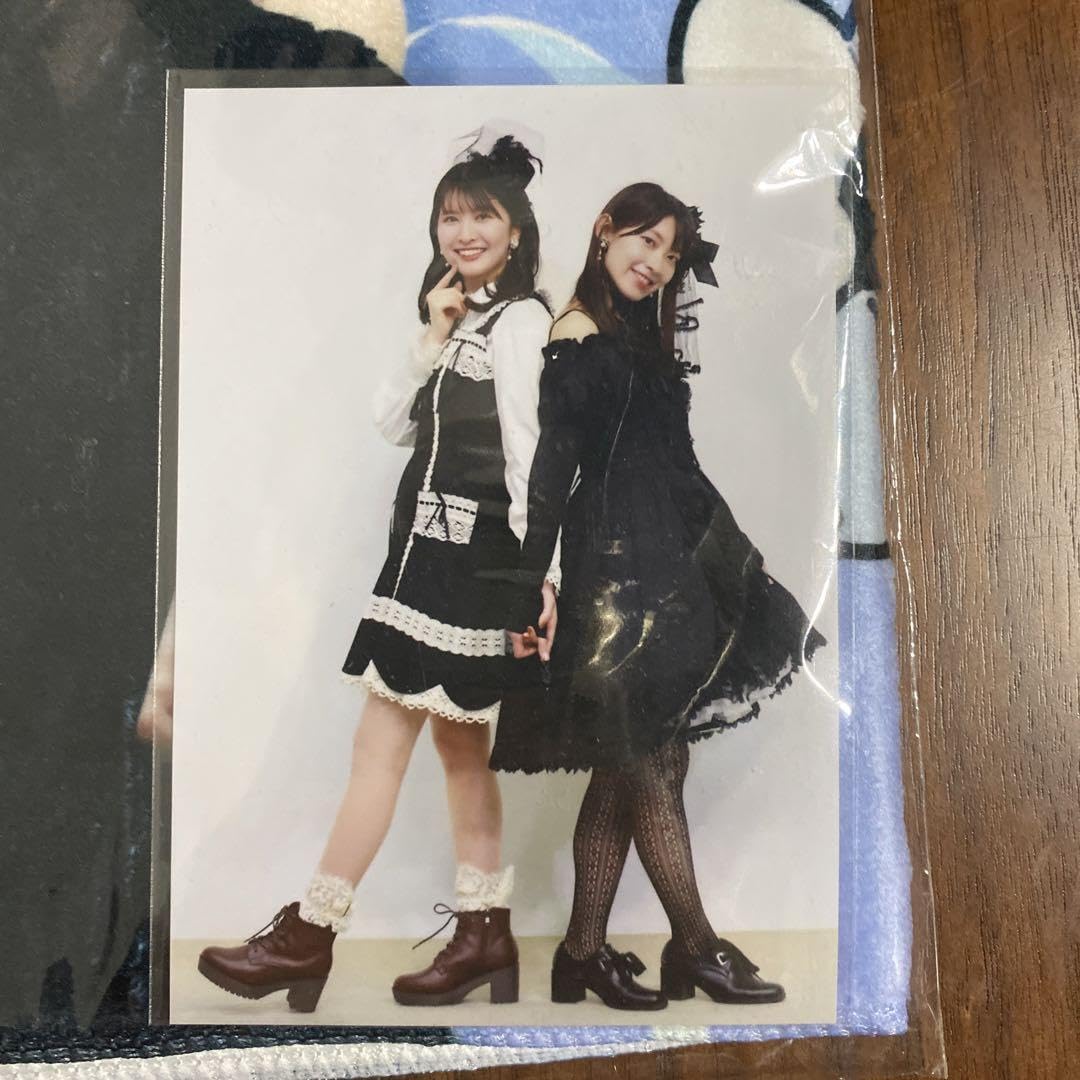 Amazon.co.jp: 檜山沙耶＆駒木結衣タオル ブロマイド付き ゴスロリVer