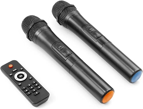 Vonyx VERVE-46 15-Inch Portable PA Speaker, 1000W Battery Powered Sound System, Wireless Mics Included, Perfect Portable PA System & Speaker With Microphone for Events, Parties, and Presentations - 3