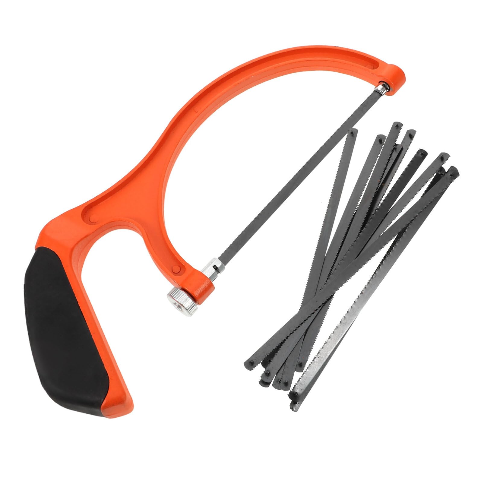 Mini Seghetto ad Arco per Legno e Plastica Arancia Portatile