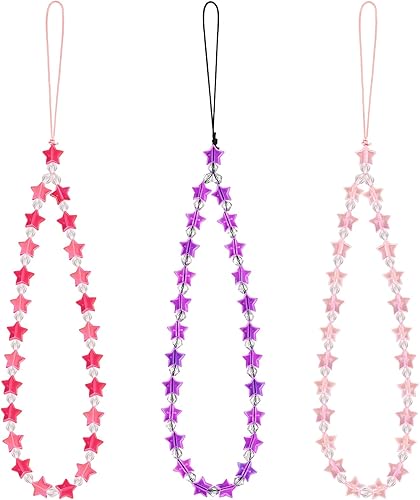 Miniatura 1 de 3 dijes con cuentas para teléfono, decoración de papelería, correa de cuentas Y2K, cordón para teléfono, bonita cadena de teléfono, correa estética