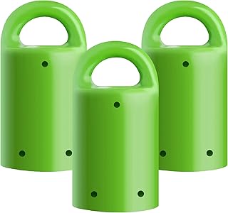 MagnetPal 3 pack Heavy-Duty Neodymium Anti-Rust Magnet, Best for Magnetic Stud Finder / Key Organizer / Indoor and Outdoor Multi Uses, Green with Key Ring (SP-MPM3GR)