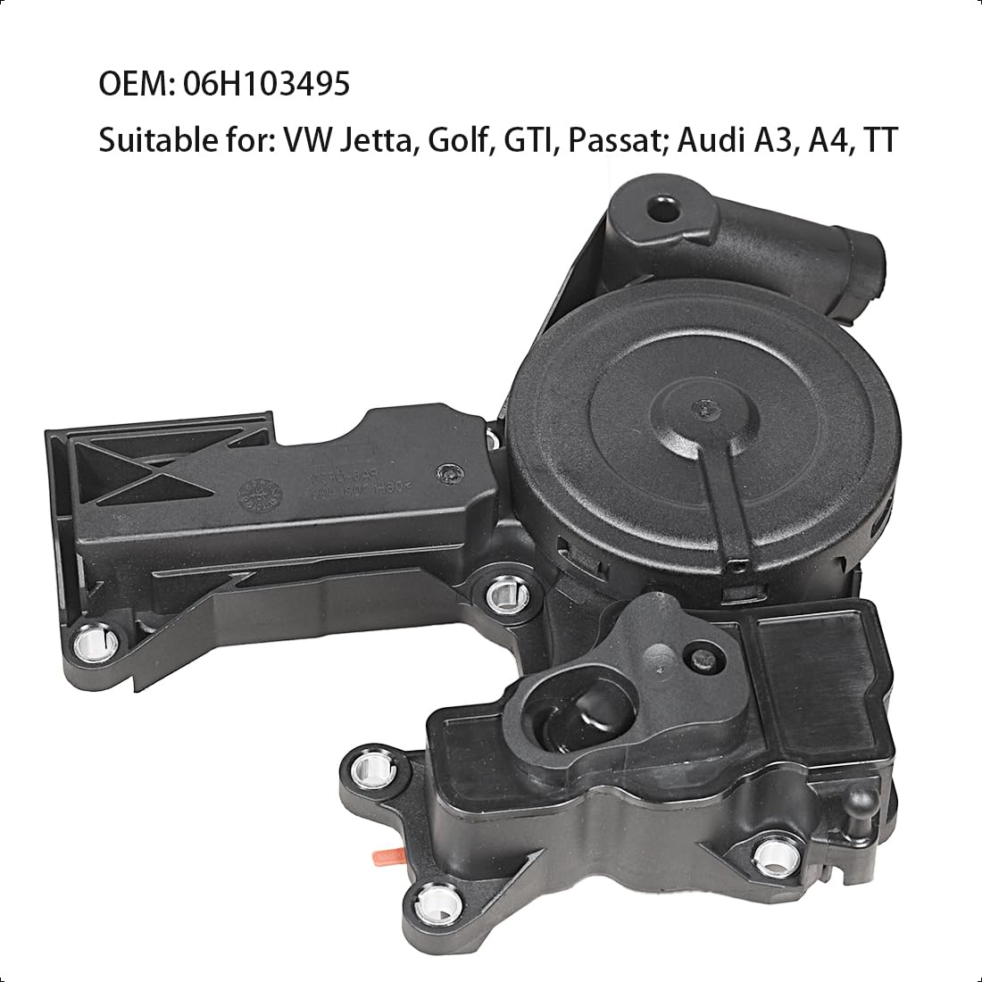 Valvola PCV 06H103495AE per Audi A3 8P1/8PA, TT 8J3, Q5 8RB, VW Tiguan 5N/Passat 3C2, SEAT Leon 1P1/Altea 5P1, Separatore Olio-Gas, 06H103495AK/AC/AH, 6H103495E