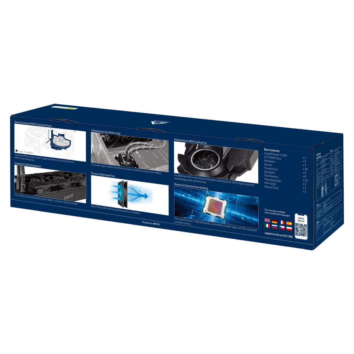 ARCTIC Liquid Freezer II 360 Multi Compatible AllinOne CPU AIO